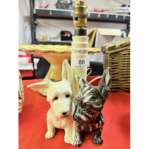 88 - 'SCOTTIE DOGS' TABLE LAMP