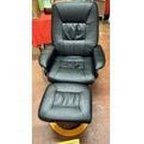 14 - MASSAGE EASY CHAIR & FOOTSTOOL(GWO)