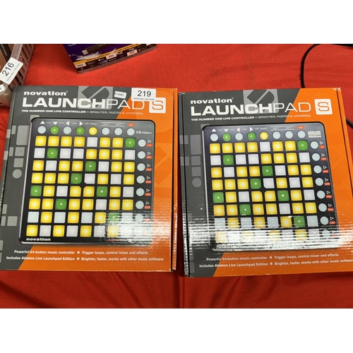 219 - 2 BOXED NOVANATION LAUNCHPAD 2(A/F)