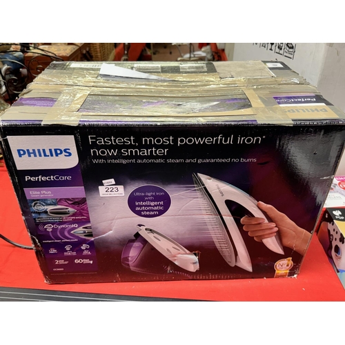 223 - BOXED PHILIPS PERFECT CARE IRON(A/F)