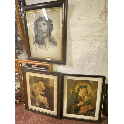 26 - 3 VICTORIAN FRAMED RELIGIOUS PRINTS