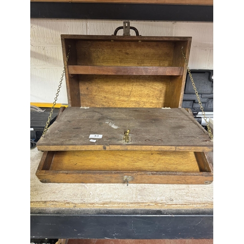 43 - JOINER'S TOOL CHEST