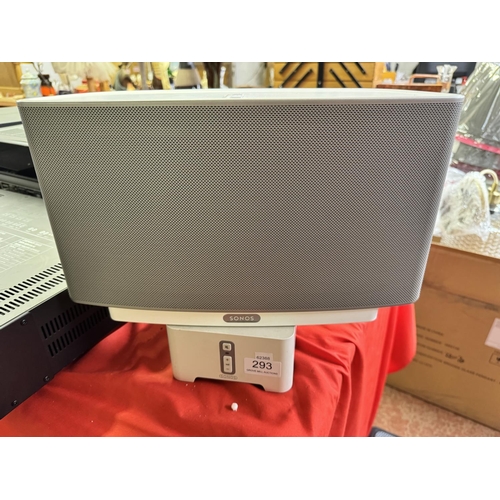 293 - SILVER SONOS PLAY 5 & ZP80 BRIDGE (A/F)