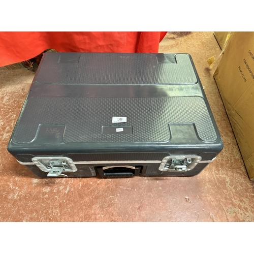 38 - FLIGHT CASE WITH FOAM INSERT