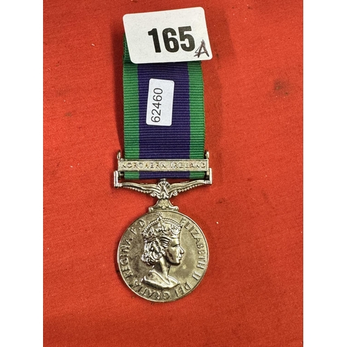 165A - NORTHERN IRELAND CAMPAIGN MEDAL WITH RIBBON