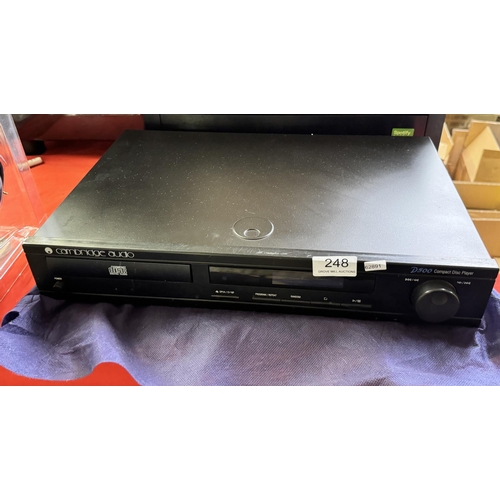 248 - CAMBRIDGE AUDIO D500 COMPACT DISC PLAYER(A/F)