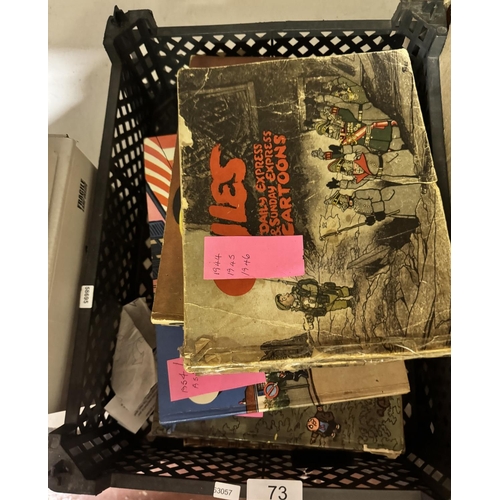 73 - BOX OF GILES No1 BOOKS