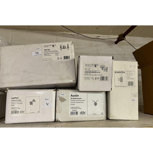 79 - 5 BOXED LIGHT FITTINGS(NEW)