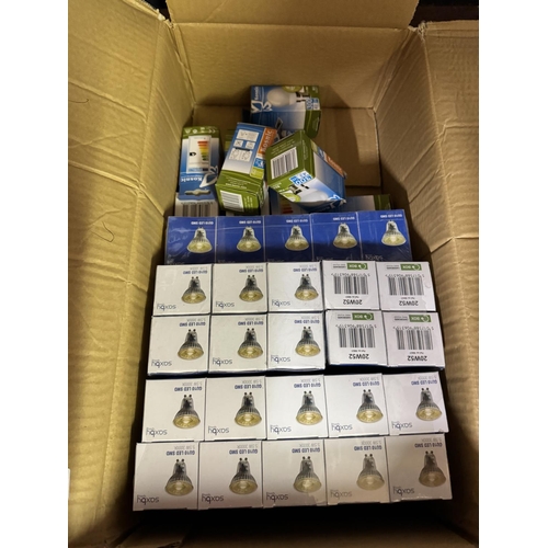 93 - BOX OF ASSORTED BOXED LONG LIFE BULBS(NEW)