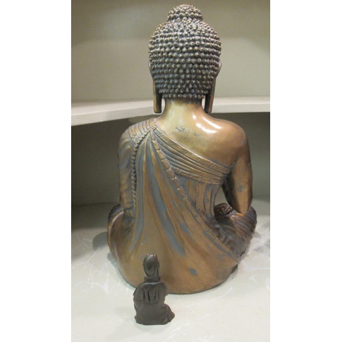 121 - Oriental collectables, viz. an antique box&nbsp; 6