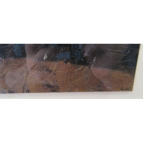 124 - Lisa Wharton - 'Blackadder III'&nbsp; mixed media&nbsp; bears an inscription & signature&nbsp; 9... 