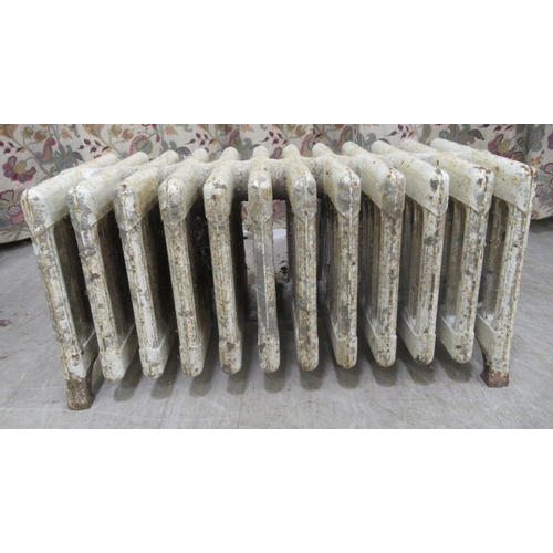 53 - Two early 20thC painted iron, water filled radiators  31