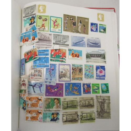 107 - Uncollated postage stamps: to include stockbooks; Republic of China; Japan and European issues