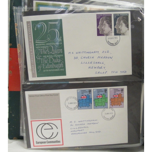 109 - Uncollated postage stamps: to include First Day covers, commemorating historic events 