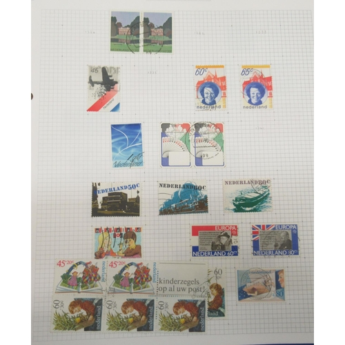 111 - Uncollated postage stamps: to include stockbooks; Royal Commemorative; and Romanian issues