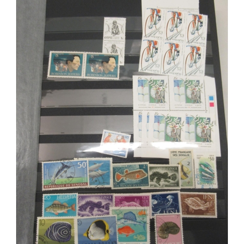 111 - Uncollated postage stamps: to include stockbooks; Royal Commemorative; and Romanian issues