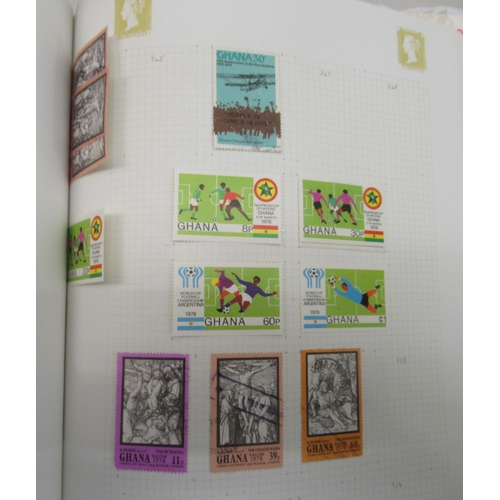 111 - Uncollated postage stamps: to include stockbooks; Royal Commemorative; and Romanian issues