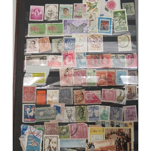 124 - Uncollated postage stamps: to include stockbooks; African Provinces; Sweden; and Israel  mainly used