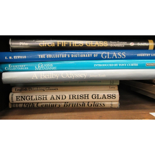 338 - Books: antique glass collecting reference