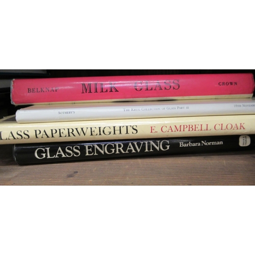 338 - Books: antique glass collecting reference