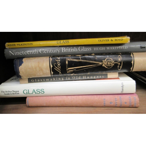 338 - Books: antique glass collecting reference