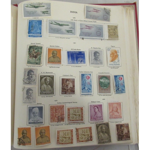 59 - Uncollated postage stamps - stock books, Italy, Jamaica, Cook Islands and India