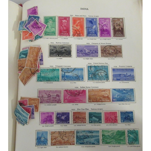 59 - Uncollated postage stamps - stock books, Italy, Jamaica, Cook Islands and India