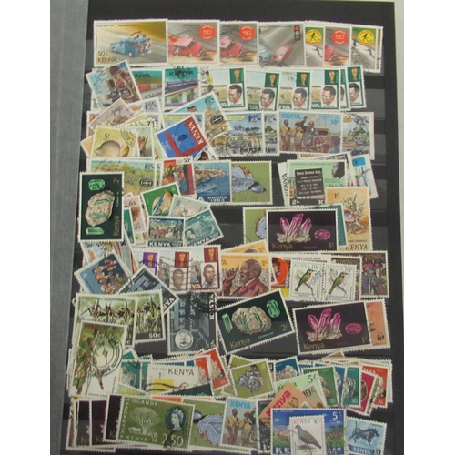 63 - Uncollated postage stamps - stock books, Namibia, Barbados and Commonwealth