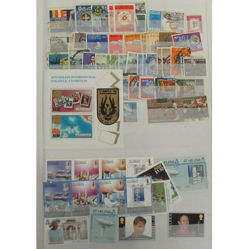 63 - Uncollated postage stamps - stock books, Namibia, Barbados and Commonwealth