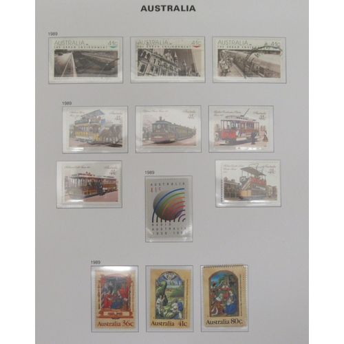 72 - Uncollated postage stamps: to include eight Davo albums; Germany; and Australia 