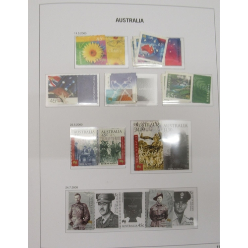 72 - Uncollated postage stamps: to include eight Davo albums; Germany; and Australia 