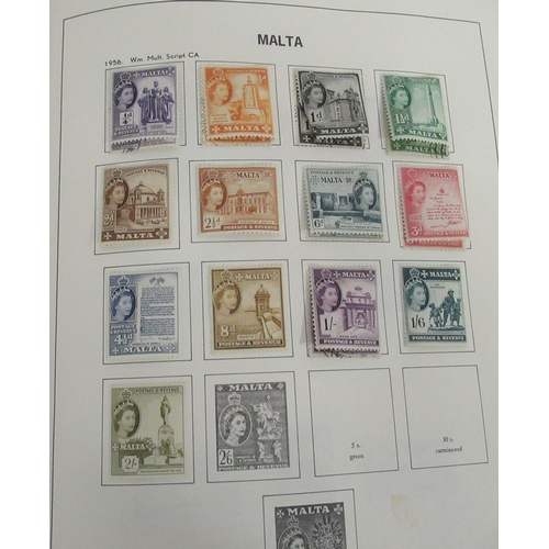 76 - Uncollated postage stamps: to include Malta 1885-present day  mounted mint and used 