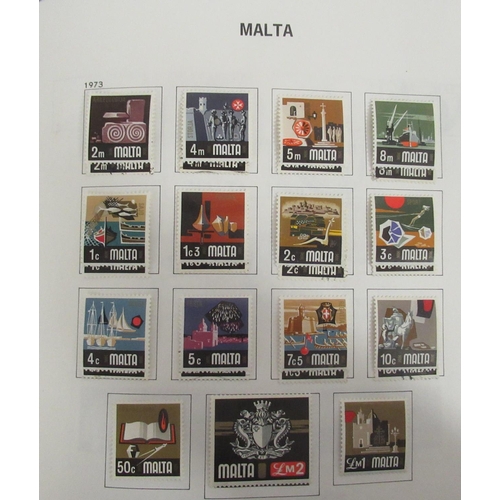 76 - Uncollated postage stamps: to include Malta 1885-present day  mounted mint and used 