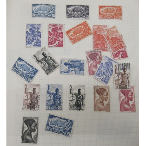 97 - Uncollated postage stamps: to include Kuwait; stockbooks; British; and Indian issues