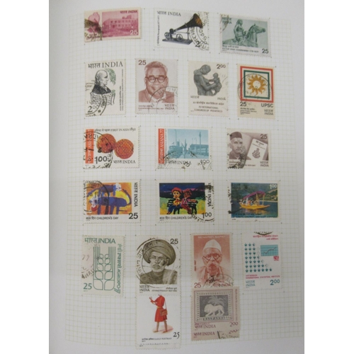 97 - Uncollated postage stamps: to include Kuwait; stockbooks; British; and Indian issues