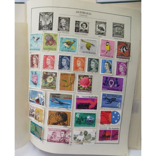 98 - A 'schoolboys' uncollated album collection of postage stamps: to include British Empire and Commonwe... 