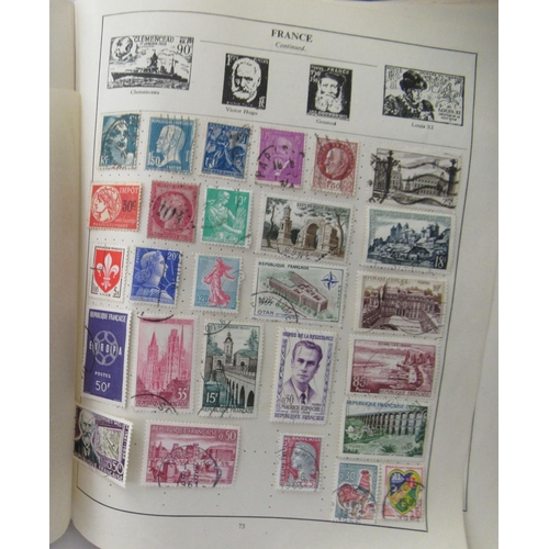 98 - A 'schoolboys' uncollated album collection of postage stamps: to include British Empire and Commonwe... 