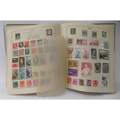 98 - A 'schoolboys' uncollated album collection of postage stamps: to include British Empire and Commonwe... 