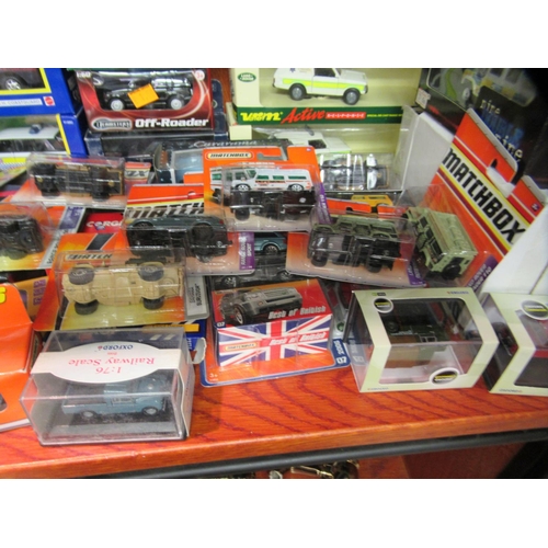 154 - Diecast model vehicles: to include a Corgi Land Rover  boxed 