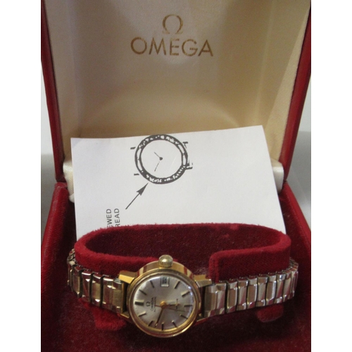 9 - Costume jewellery, watches and items of personal ornament: to include a lady's Omega automatic wrist... 