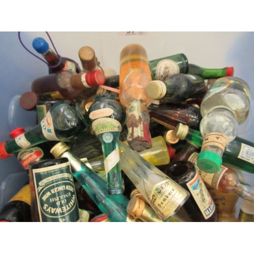 97 - Approx. 300 spirit miniatures: to include whisky and liqueurs