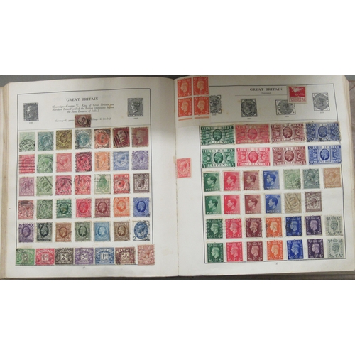 194 - Uncollated postage stamps: to include British, Asian and Commonwealth issues; and a penny black ... 