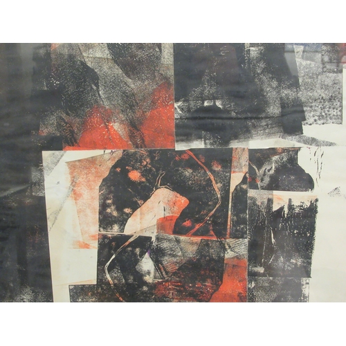 220 - Koupou - an abstract study  mixed media  bears a signature & dated '71  19