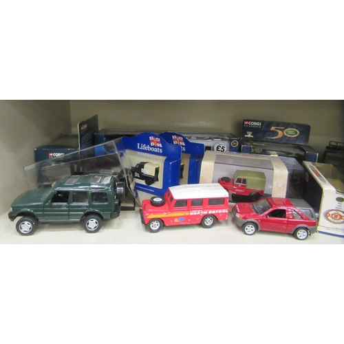 64 - Toys, mainly boxed, diecast model vehicles, classic, farming and emergency services