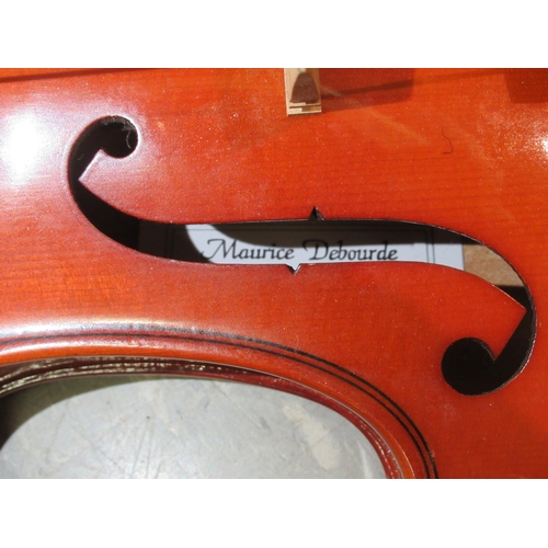 70 - A Maurice Debourde violin, circa 1995, with a 14.5