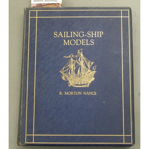 80 - Book: 'Sailing Ship Models'  Limited Edition 1603/1700 by R Morton Nance