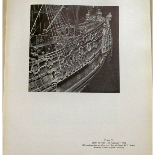 80 - Book: 'Sailing Ship Models'  Limited Edition 1603/1700 by R Morton Nance