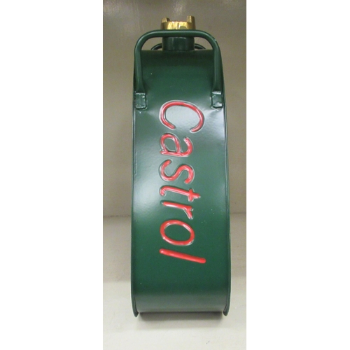 81 - A painted metal jerry can 'Castrol'  13