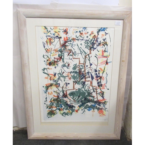 106 - After Per Kirkeby &ndash; a series of five abstract studies&nbsp; Limited Edition prints&nbsp; beari... 