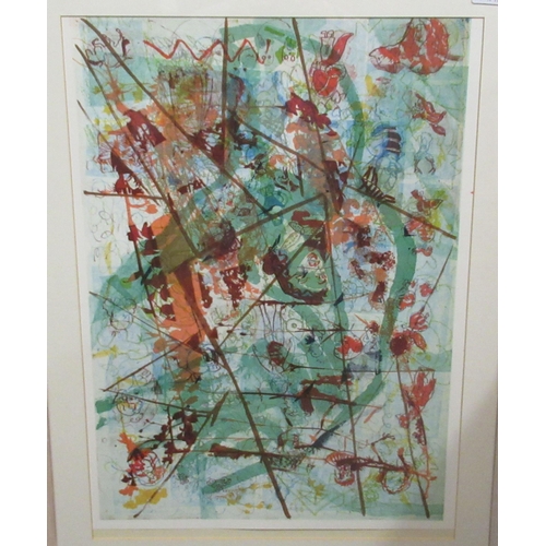 106 - After Per Kirkeby &ndash; a series of five abstract studies&nbsp; Limited Edition prints&nbsp; beari... 
